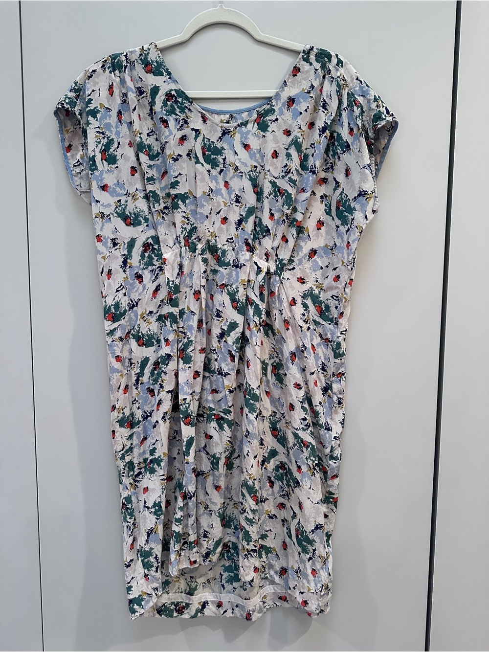 Anthropologie odille Silk Floral Mini Dress - L